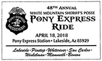 Pony Express Station, Lakeside. Postmarks of USA 21.04.2018