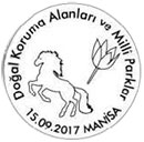  	 Natural Protected Areas and National Parks. Postmarks of Turkey 15.09.2017