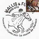 Horse Racing "Lele Hosi". Postmarks of Wallis and Futuna 