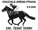 Czech Derby - 100th Race. Postmarks of Czech Republic 06.09.2020