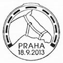 Kinsky Horse. Postmarks of Czech Republic 18.09.2013