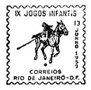 IX Children's Games 1959 in Rio de Janeiro. Postmarks of Brazil 