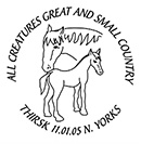 Farm Animals. All Creatures Great and Small Country. Postmarks of Great Britain