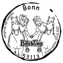 Heroes of Childhood: Bibi and Tina. Postmarks of Germany. Federal Republic 02.12.2021