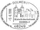 Stamp Exhibition DULMANIA '99. Postmarks of Germany. Federal Republic 05.06.1999