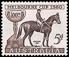 100th Anniversary of the Melbourne Cup . Postage stamps of Australia