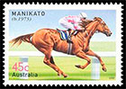 Победители скаковых соревнований . Почтовые марки Австралия 2002-10-15 12:00:00