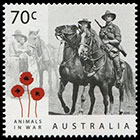 Животные на войне. 100 лет службы. Почтовые марки Австралии