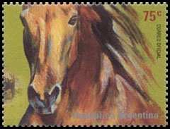 International Stamp Exhibition "ESPAÑA 2000". Horse breeds (I). Postage stamps of Argentina 2000-10-07 12:00:00