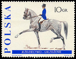 Конный спорт. Почтовые марки Польша 1967-02-27 12:00:00