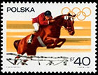 Олимпийские игры в Мехико, 1968 г. (I). Почтовые марки Польши