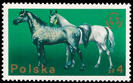 XXVI Конгресс Европейской федерации животноводства в Варшаве . Почтовые марки Польши.