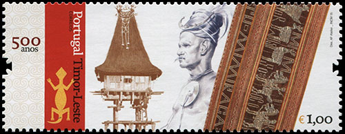 500 лет присутствия португальцев в Тиморе. Почтовые марки Португалии.