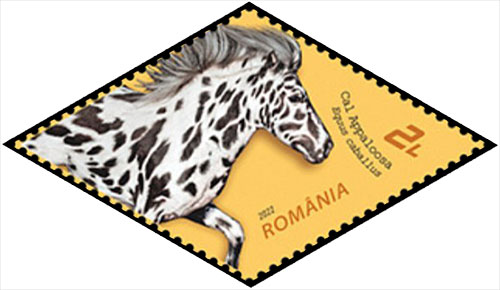 Животные далматинской масти. Почтовые марки Румынии.