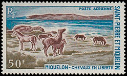 Tourism. Postage stamps of Saint Pierre and Miquelon.