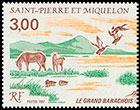 Natural Heritage. Postage stamps of Saint Pierre and Miquelon