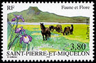Фауна и флора. Почтовые марки Островов Сен-Пьер и Микелон