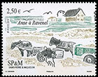 Landscapes. Cove in Ravenel. Postage stamps of Saint Pierre and Miquelon 2013-11-07 12:00:00