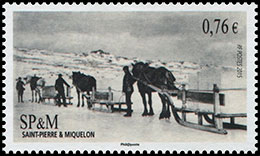 Cartage transport on Saint-Pierre and Miquelon. Chronological catalogs.