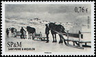 Cartage transport on Saint-Pierre and Miquelon. Postage stamps of Saint Pierre and Miquelon