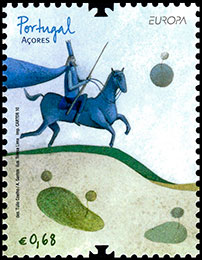 Europa 2010. Children's Books. Postage stamps of Portugal. Azores.