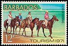 Туризм. Почтовые марки Барбадоса