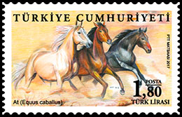 Животные. Почтовые марки Турции.