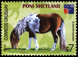 Horse breeds. Postage stamps of Uruguay 1999-06-10 12:00:00