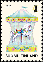 Carousel. Postage stamps of Finland.