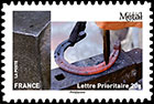 Handicrafts and Materials . Postage stamps of France