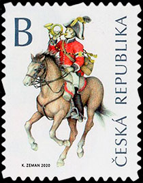 История почтовой униформы. Почтовые марки Чехии.