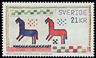 The power of handicrafts. Postage stamps of Sweden