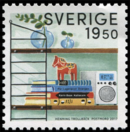 Retro. Postage stamps of Sweden.