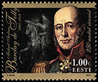 250th Birth Anniversary of Barclay de Tolly  (1761 – 1818). Postage stamps of Estonia