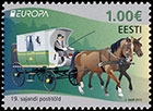 Европа 2013. Виды почтового транспорта. Почтовые марки Эстонии