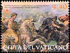 1700th Anniversary of the Battle of Milvian Bridge. Postage stamps of Vatican City