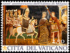 The 1700th Anniversary of the Edict of Milan. Joint Issue with Italy . Postage stamps of Vatican City