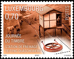 День почтовой марки. Почтовые марки Люксембурга.