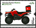 Europa 2013.The Postman Van. Postage stamps of Portugal. Madeira 2013-05-09 12:00:00