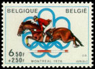 XXI Olympic Games in Montreal, 1976. Postage stamps of Belgium 1976-04-10 12:00:00