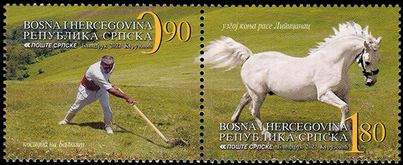 Cultural heritage. Postage stamps of Bosnia and Herzegovina (Republika Srpska).