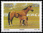 Южноафриканские породы животных. Почтовые марки Южно-Африканская республика (ЮАР) 1991-02-21 12:00:00