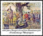 400 years of the "Frankenburg dice game". Postage stamps of Austria 2025-05-15 12:00:00