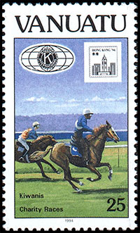 Международная филателистическая выставка Hong Kong'94. Благотворительные организации. Почтовые марки Вануату.