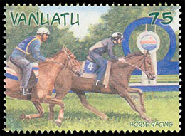 Horses of Vanuatu . Postage stamps of Vanuatu.