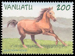 Horses of Vanuatu . Postage stamps of Vanuatu 2002-03-27 12:00:00