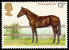 Породы лошадей. К 100-летию Общества шайрских лошадей. Почтовые марки Великобритании