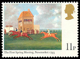 Bicentenary Of The Derby. Paintings. Postage stamps of Great Britain.