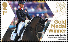 Olympic Games 2012, London. Teams GB - Gold Medal Winners. Postage stamps of Great Britain 2012-08-02 12:00:00