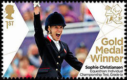 Paralympic Games 2012, London. Teams GB - Gold Medal Winners. Postage stamps of Great Britain 2012-08-31 12:00:00